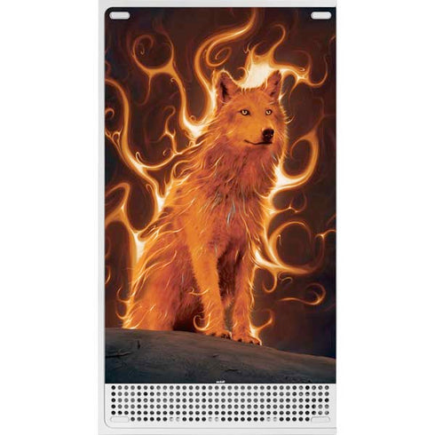 Vincent Hie Phoenix Wolf Xbox Series S Console Skin