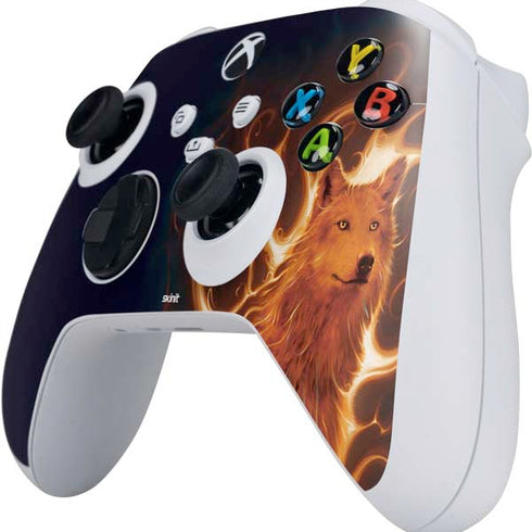 Vincent Hie Phoenix Wolf Xbox Series S Controller Skin