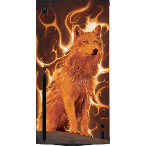 Vincent Hie Phoenix Wolf Xbox Series X Console Skin