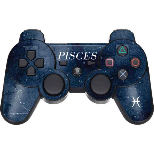 Pisces Constellation PS3 Dual Shock wireless controller Skin