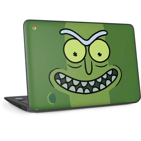 Adult Swim Rick and Morty Pickle Rick HP Chromebook Skin