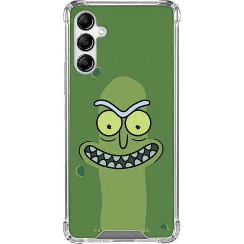 Adult Swim Rick and Morty Pickle Rick Galaxy A14 5G Clear Case