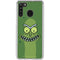Adult Swim Rick and Morty Pickle Rick Galaxy A21 Clear Case