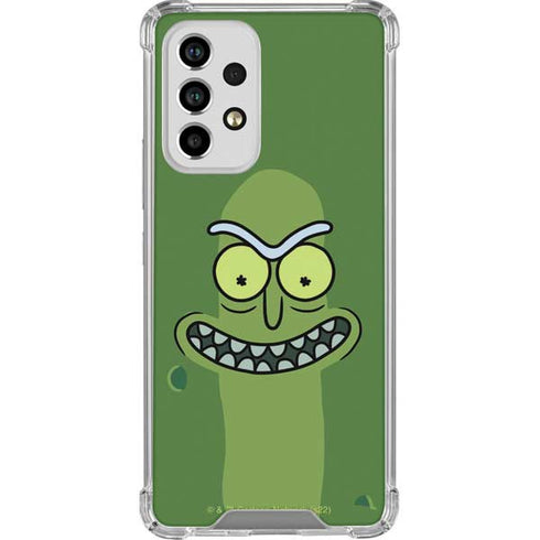 Adult Swim Rick and Morty Pickle Rick Galaxy A33 5G Clear Case