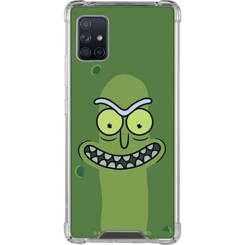 Adult Swim Rick and Morty Pickle Rick Galaxy A51 5G Clear Case