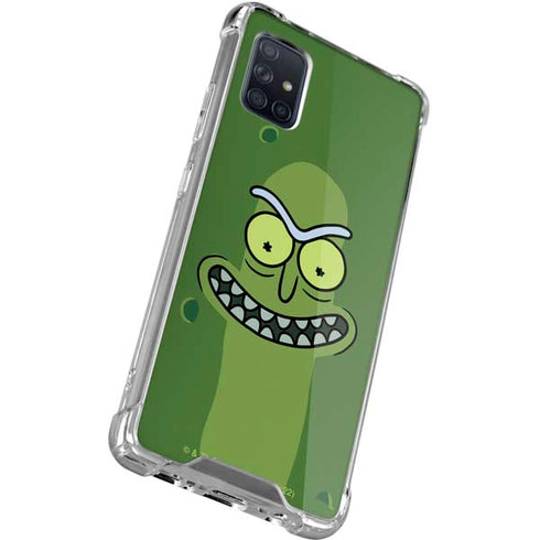 Adult Swim Rick and Morty Pickle Rick Galaxy A51 5G Clear Case