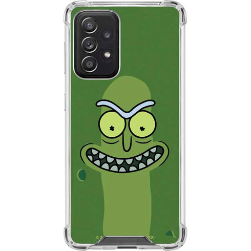 Adult Swim Rick and Morty Pickle Rick Galaxy A52 5G Clear Case