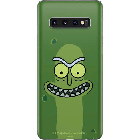 Adult Swim Rick and Morty Pickle Rick Galaxy S10 Skin