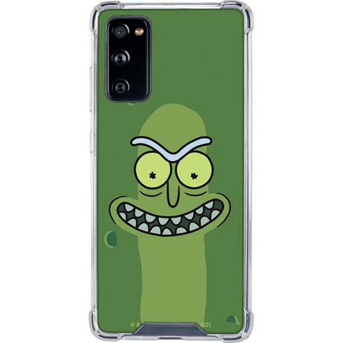 Adult Swim Rick and Morty Pickle Rick Galaxy S20 FE Clear Case