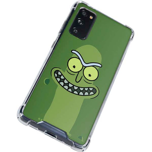 Adult Swim Rick and Morty Pickle Rick Galaxy S20 FE Clear Case