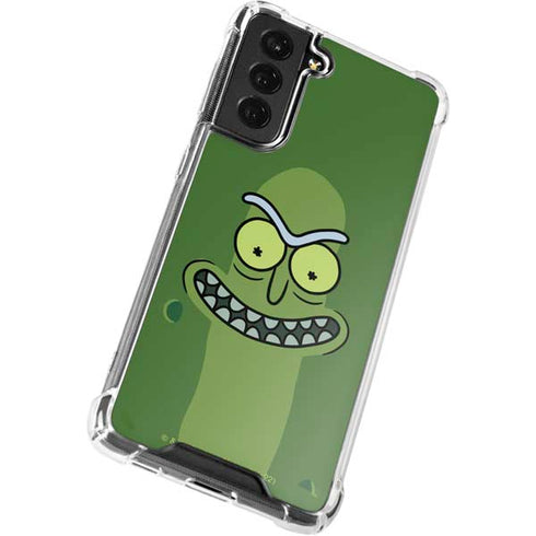 Adult Swim Rick and Morty Pickle Rick Galaxy S22 Plus Clear Case