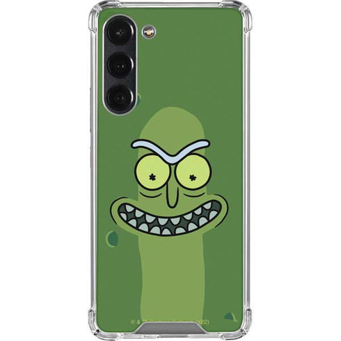 Adult Swim Rick and Morty Pickle Rick Galaxy S23 Plus Clear Case