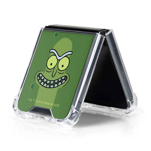 Adult Swim Rick and Morty Pickle Rick Galaxy Z Flip5 5G Clear Case