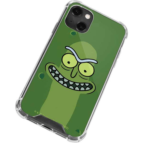 Adult Swim Rick and Morty Pickle Rick iPhone 14 Plus Clear Case