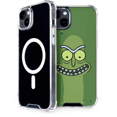 Adult Swim Rick and Morty Pickle Rick iPhone 14 Plus MagSafe Case