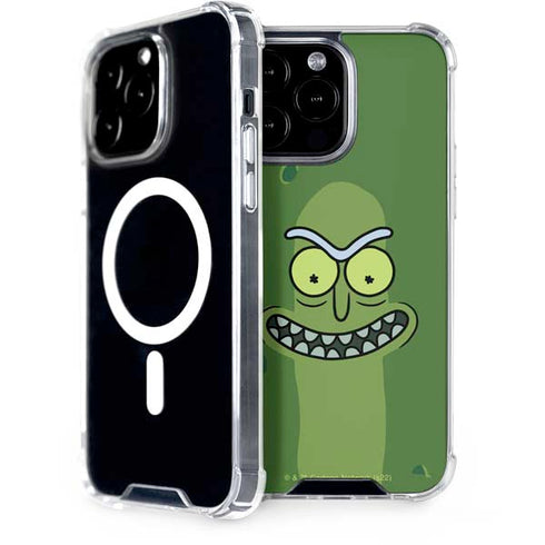 Adult Swim Rick and Morty Pickle Rick iPhone 14 Pro Max MagSafe Case