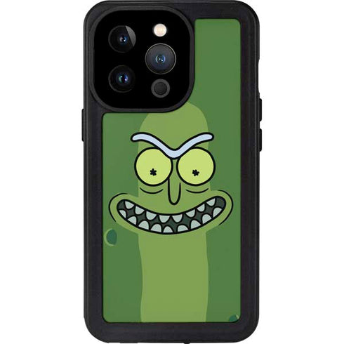 Adult Swim Rick and Morty Pickle Rick iPhone 14 Pro Waterproof Case