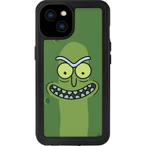 Adult Swim Rick and Morty Pickle Rick iPhone 15 Plus Waterproof Case