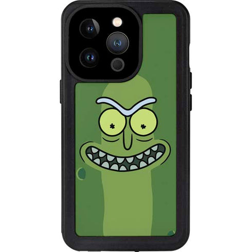 Adult Swim Rick and Morty Pickle Rick iPhone 15 Pro Waterproof Case