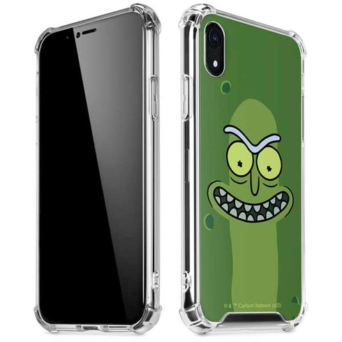 Adult Swim Rick and Morty Pickle Rick iPhone XR Clear Case