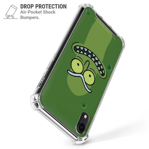 Adult Swim Rick and Morty Pickle Rick iPhone XR Clear Case