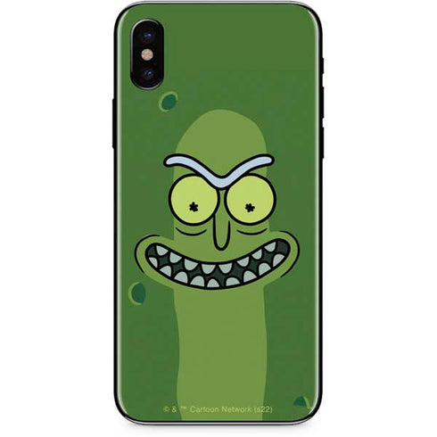 Adult Swim Rick and Morty Pickle Rick iPhone XS Skin
