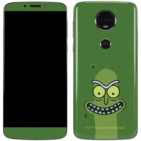 Adult Swim Rick and Morty Pickle Rick Moto E5 Plus Skin