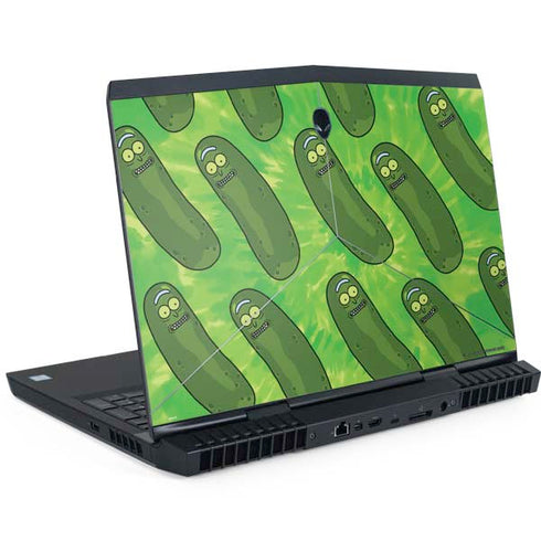 Adult Swim Rick and Morty Pickle Rick Pattern Dell Alienware Skin