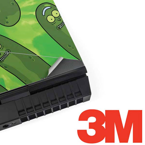 Adult Swim Rick and Morty Pickle Rick Pattern Dell Alienware Skin