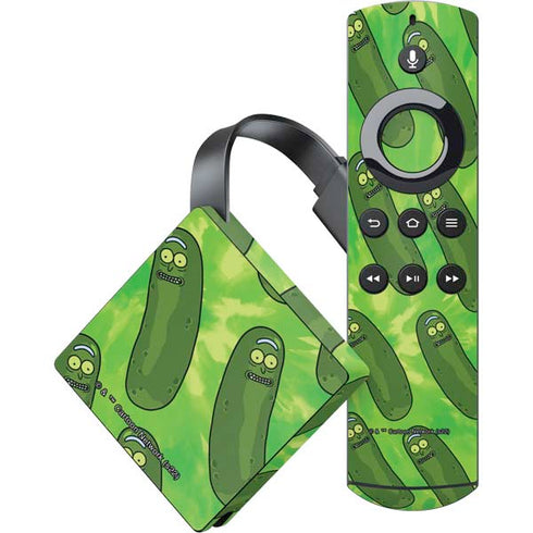 Adult Swim Rick and Morty Pickle Rick Pattern Amazon Fire TV Skin