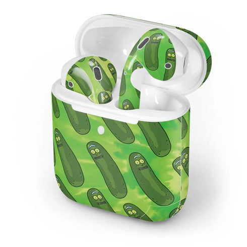 Adult Swim Rick and Morty Pickle Rick Pattern Apple AirPods 2 Skin