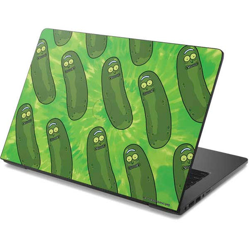 Adult Swim Rick and Morty Pickle Rick Pattern Dell Chromebook Skin