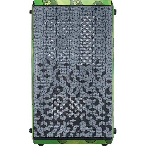 Adult Swim Rick and Morty Pickle Rick Pattern Cooler Master MasterBox Q300L Mini Tower Skin