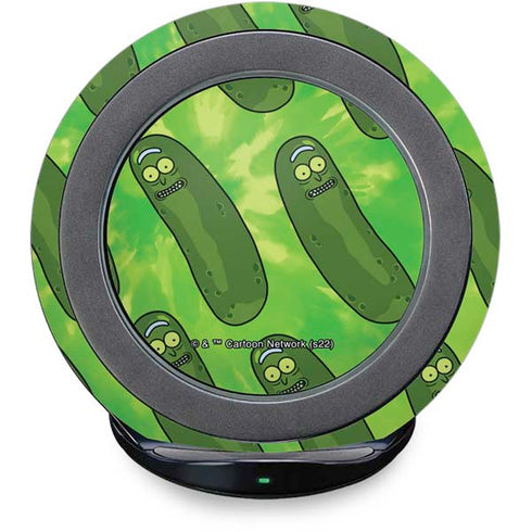 Adult Swim Rick and Morty Pickle Rick Pattern Fast Charge Wireless Charging Stand Skin