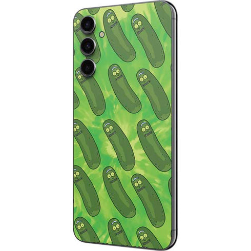 Adult Swim Rick and Morty Pickle Rick Pattern Galaxy A14 5G Skin
