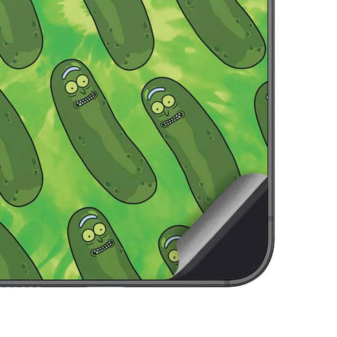 Adult Swim Rick and Morty Pickle Rick Pattern Galaxy A14 5G Skin
