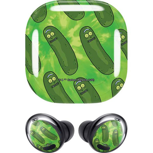 Adult Swim Rick and Morty Pickle Rick Pattern Galaxy Buds Pro Skin