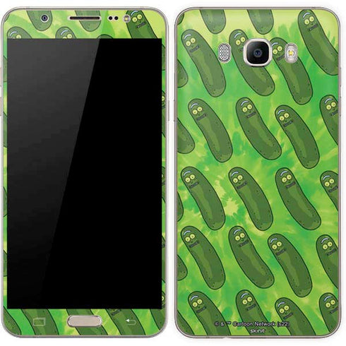Adult Swim Rick and Morty Pickle Rick Pattern Galaxy J7 Skin