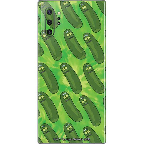 Adult Swim Rick and Morty Pickle Rick Pattern Galaxy Note 10 Plus Skin