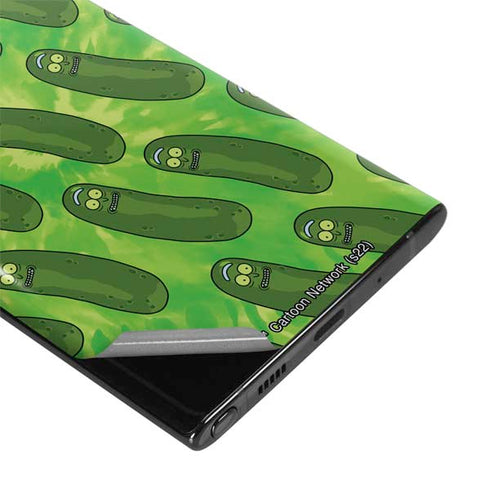 Adult Swim Rick and Morty Pickle Rick Pattern Galaxy Note 10 Plus Skin