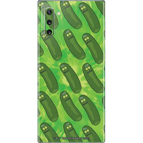 Adult Swim Rick and Morty Pickle Rick Pattern Galaxy Note 10 Skin