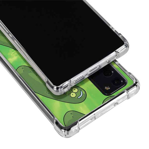 Adult Swim Rick and Morty Pickle Rick Pattern Galaxy Note20 5G Clear Case