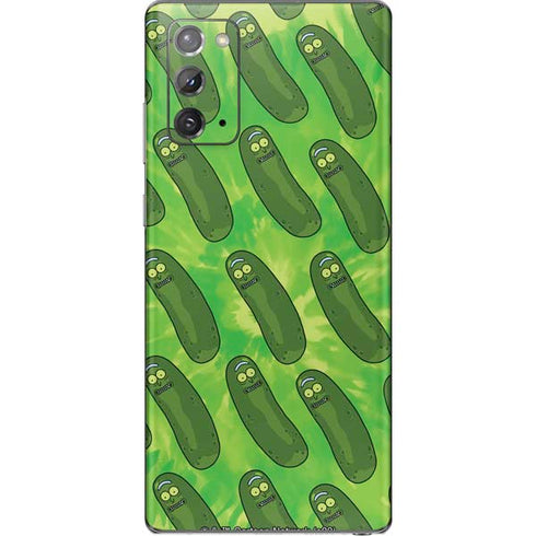 Adult Swim Rick and Morty Pickle Rick Pattern Galaxy Note20 5G Skin