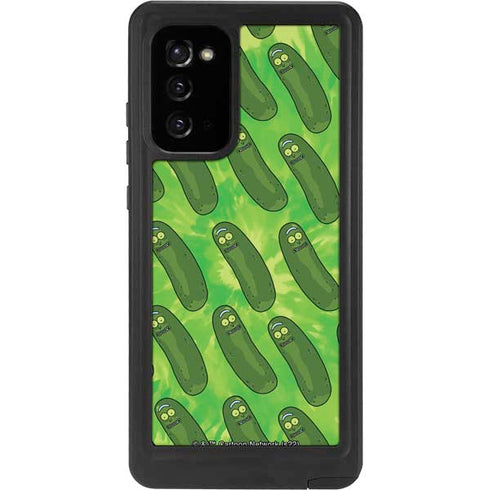Adult Swim Rick and Morty Pickle Rick Pattern Galaxy Note20 5G Waterproof Case