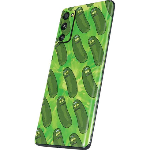 Adult Swim Rick and Morty Pickle Rick Pattern Galaxy S20 Fan Edition Skin