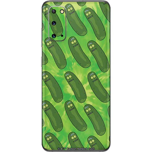 Adult Swim Rick and Morty Pickle Rick Pattern Galaxy S20 Skin
