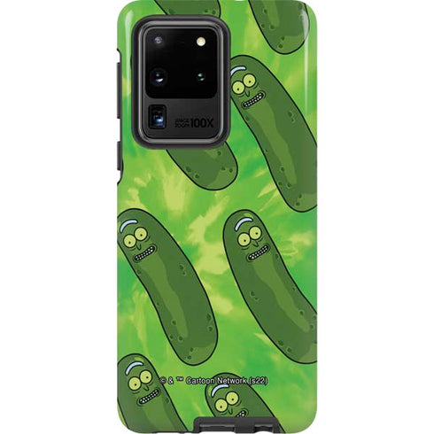 Adult Swim Rick and Morty Pickle Rick Pattern Galaxy S20 Ultra 5G Pro Case