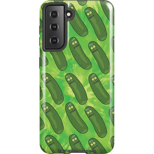 Adult Swim Rick and Morty Pickle Rick Pattern Galaxy S21 5G Pro Case