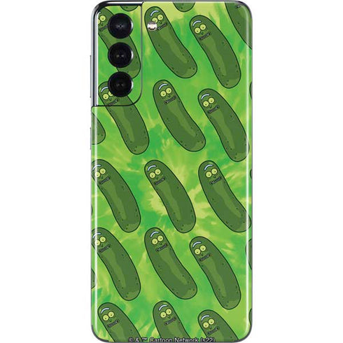 Adult Swim Rick and Morty Pickle Rick Pattern Galaxy S21 5G Skin