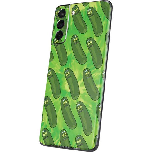 Adult Swim Rick and Morty Pickle Rick Pattern Galaxy S21 5G Skin